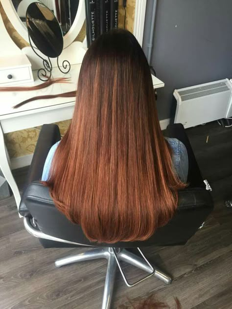 Copper ombre hair. Ombre Hair Copper Brown, Black To Copper Ombre Hair, Brown Copper Balayage Straight Hair, Brown To Copper Ombre Hair, Copper Brown Ombre Hair, Copper Ombré Hair, Brown Orange Ombre Hair, Ombré Copper Hair, Ombre Hair Copper