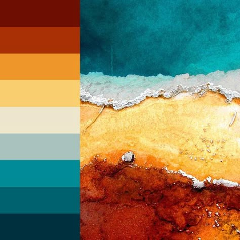 Created using Color Inspiration Tool for iOS  #6D0E01 - #Spice Variety  #A72F03 - #Majestic Ridge  #EE9629 - #Haley's Comet  #F9CE6F - #Burnished Sun  #EEE6CC - #Pale Papyrus  #A9C1BD - #Mystic Lake  #EE8B97 - #Time for Teal  #F7616E - #Mountain Mist  #FE303D - #Blazer Blue Water And Fire Color Palette, Burnt Orange Colour Scheme, Terra Cotta And Blue Color Schemes, Fire Color Scheme, Navy Blue And Teal Color Palette, Burnt Orange Complimentary Colors, Color Palette With Turquoise, Navajo Color Palette, Western Color Scheme Rustic