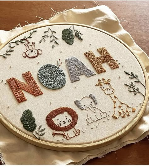 Newborn Embroidery Hoop, Newborn Embroidery, Mom Embroidery, Embroidery Hoop Art Diy, Embroidery Hoop Crafts, Hand Embroidery Patterns Flowers, Diy Embroidery Patterns, Embroidery Letters, Baby Embroidery