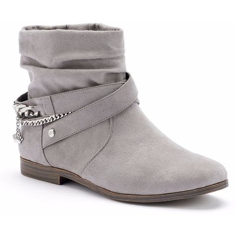 Juicy Couture Women's Slouch Ankle Boots ($90) ❤ liked on Polyvore featuring shoes, boots, ankle booties, sapatos, botas, zapatos, grey ankle boots, gray boots, short boots and strappy booties Juicy Couture Boots, Slouchy Ankle Boots, Slouch Ankle Boots, Womens Fasion, Grey Ankle Boots, Juicy Couture Shoes, Slouch Boots, Grey Booties, Block Heel Ankle Boots