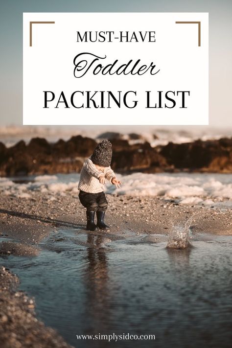 toddler packing list Toddler Packing List, Family Packing List, Traveling With Toddlers, Toddler Quotes, Kids Checklist, Toddler Hacks, Ultimate Packing List, Pack Like A Pro, Toddler Travel