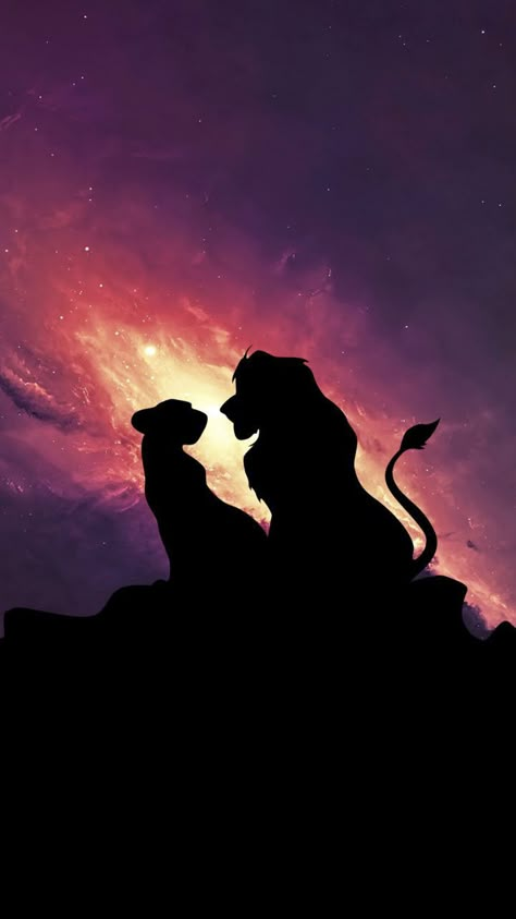 Simba And Nala Wallpaper Aesthetic, The Lion King Wallpaper, Art Poses Drawing Reference, Art Poses Drawing, Lion King Wallpaper, Nala Lion King, Simba Lion King, Lion Couple, Lion King Pictures