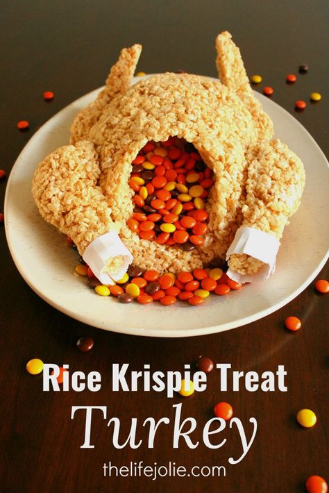 Rice Krispie Treat Turkey, Thanksgiving Dinner Recipes Traditional, Turkey Rice Krispie Treats, Thanksgiving Desserts Pie, Thanksgiving Dinner For Two, Winter Sangria, Pumpkin Recipes Easy, Fun Dessert, Thanksgiving Dinner Recipes