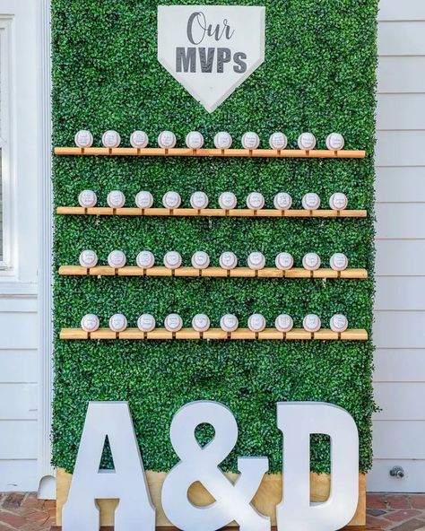 Baseball theme wedding seating chart Baseball Wedding Seating Chart, Baseball Themed Corporate Event, Baseball Themed Wedding Ideas, Baseball Themed Bar Mitzvah, Baseball Theme Wedding Ideas, Sports Wedding Ideas, Baseball Wedding Ideas, Baseball Wedding Centerpieces, Bar Mitzvah Baseball Theme