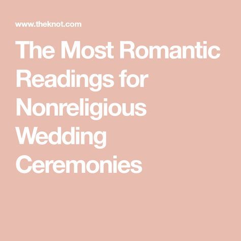 Wedding Officiant Speech, Wedding Officiant Script, Ceremony Readings, Ceremony Script, Wedding Ceremony Readings, Types Of Weddings, Wedding Ceremony Script, Wedding Reception Planning, Romantic Wedding Receptions