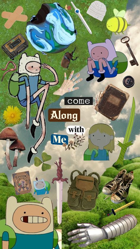 Finn the human :) #adventuretime #finnthehuman #finn #sword #adventure #adventuretimeaesthetic credit to peidotartart on Pinterest Adveture Time, Come Along With Me, Adventure Time Characters, Adventure Time Wallpaper, Adventure Time Cartoon, Ipad Background, Finn The Human, Iphone Wallpaper App, Adventure Time Art