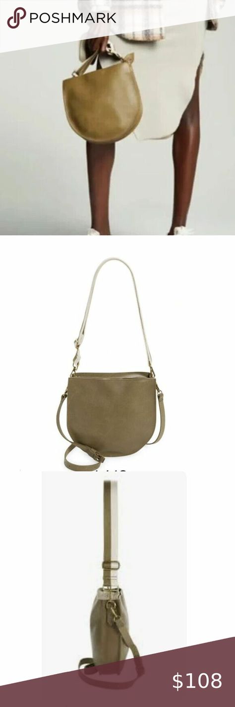 NWT MADEWELL $158 The Transport Saddle Bag w 2 Straps Leather in Tundra Green Madewell Handbags, Gold Rate, Energy Use, Saddle Bag, Hand Sanitizer, Leather Working, Saddle Bags, Saddle, Madewell