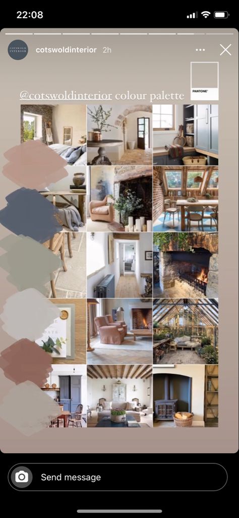 Cotswold Colour Palette, Colour Palettes, Colour Palette, Terrace, House Styles, Home Decor, Home Décor