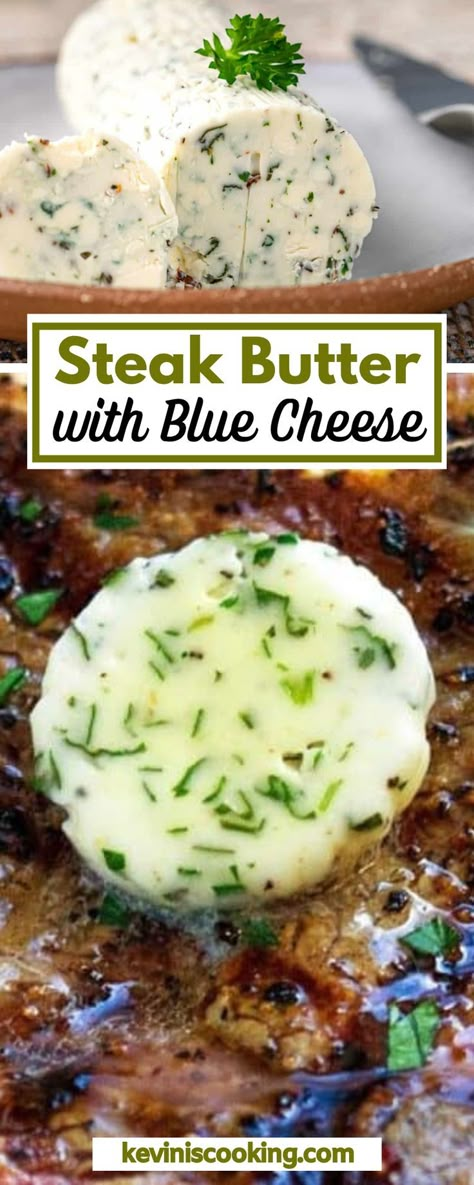 Steak With Blue Cheese Butter, Blue Cheese On Steak, Compote Butter For Steak, Blue Cheese Ribeye Steak, Steak With Blue Cheese Crumbles, Blue Cheese Side Dishes, Blue Cheese Steak Bites, Blue Cheese Compound Butter For Steak, Blue Cheese For Steak