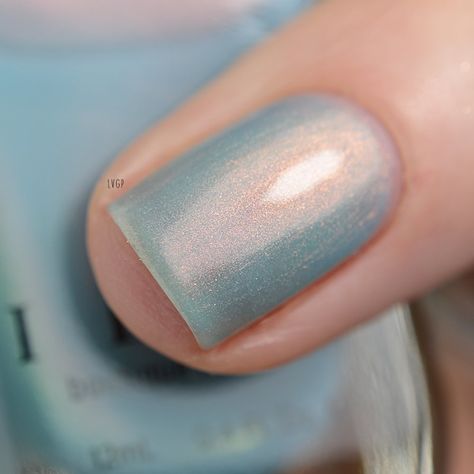 Amazon.com : ILNP Valentina - Milky Teal Sheer Shimmer Nail Polish : Beauty & Personal Care Toe Colors, Rounded Acrylic Nails, Ilnp Nail Polish, Ethereal Romantic, No Chip Nails, Polished Nails, Shimmer Nail Polish, Ongles Nails, Prom Inspo