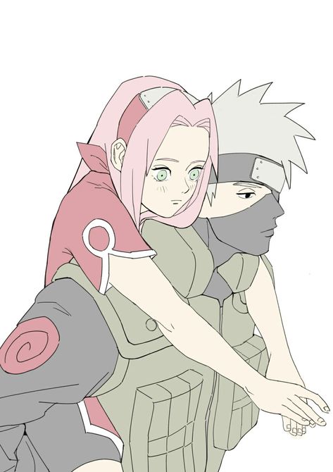 Kakashi X Sakura Family, Sakura Haruno Kakashi Hatake, Narusaku Family, Pregnant Sakura Haruno, Sakura Hugs Naruto, Animation News, Lea Michelle, Team 7, Kakashi Hatake