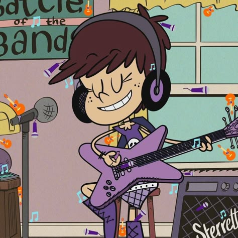 Luna Loud Icon, Luna Loud House, The Loud House Luna, The Casagrandes, Luna Loud, Goth Friends, Rick And Morty Image, Blurry Lights, Sailor Moon Girls