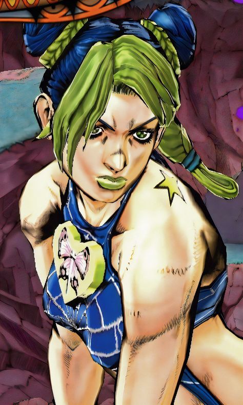 Jolyne Cujoh Cosplay, Jolyne Kujo Makeup, Midler Jojo, Jolyne Pfps, Jolyne Manga, Jolyne Kujo Stand, Jojo Makeup, Jolyne Cosplay, Jjba Jolyne