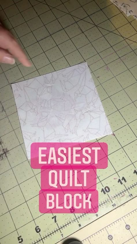 Jaymi Horne: Quilting Tutorials and Patterns | By popular demand, here’s the video! This is such a fun and easy way to make blocks! Before you come at me: 1. No, you don’t have to be... | Instagram Quilt Patterns Using Only 2 Fabrics, Four Square Quilt Blocks, Easiest Quilt Ever, Easy 10 Inch Quilt Block Patterns Free, Easy Square Quilt Patterns, Quilt Block Patterns Free Easy, Quilt Layout Ideas Block Patterns, Fast And Easy Quilt Patterns Free, Easy Lap Quilts For Beginners