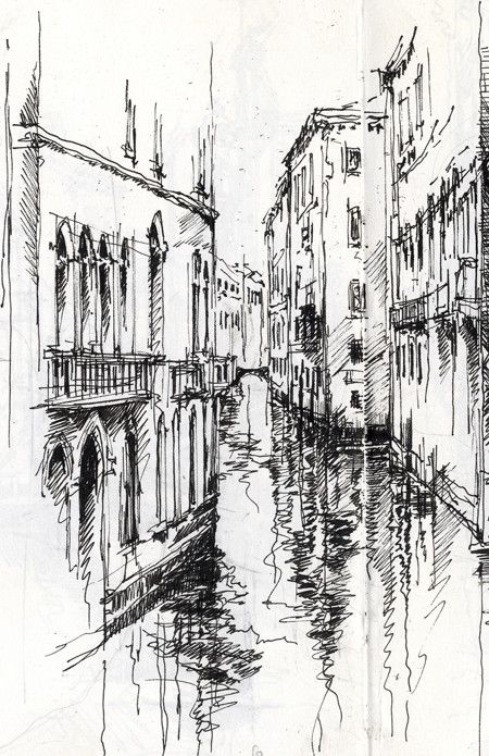 Venetian Canal » Ian Murphy Sketchbooks Line Sketches Art, City Sketches, Urban Sketches, Messy Drawings, Urban Drawing, Venice Drawing, Urban Sketch, Urban Sketching Reference Photos, Ink Drawing Architecture