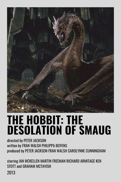 Lotr Poster, Movie Polaroids, Hobbit Desolation Of Smaug, Minimalist Movie Posters, Movie Character Posters, The Desolation Of Smaug, Iconic Movie Posters, Film Posters Minimalist, Desolation Of Smaug