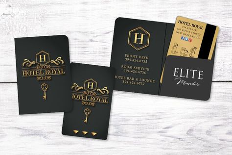 Key Card Design, Card Art Ideas, Hotel Key Cards, Lake Hotel, Graphic Design Business Card, H Hotel, Royal Hotel, Candle Inspiration, Hotel Bar