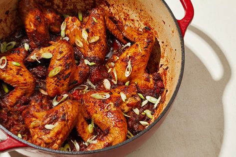 Chicken Wings With Tomatoes (Mbawa Ya Tomati) Best Chicken Wing Recipe, Lemon Pepper Chicken Wings, Cooking Basmati Rice, Lemon Pepper Chicken, Gluten Free Rice, New Cookbooks, Chicken Wing Recipes, Wing Recipes, Pantry Staples