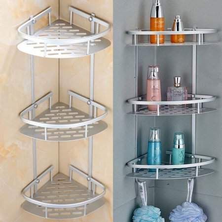 Triangular Bathroom, Bathroom Organiser, Corner Organizer, Bath Rack, Corner Bathroom, Corner Rack, Kitchen Basket Storage, Bath Shelf, Corner Bath