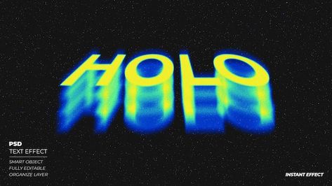 Holographic editable text effect | Premium Psd #Freepik #psd Holographic Logo, Text Graphics, Psd Icon, Edit Text, Text Effect, Text Effects, Vector Photo, Graphic Resources, Gaming Logos