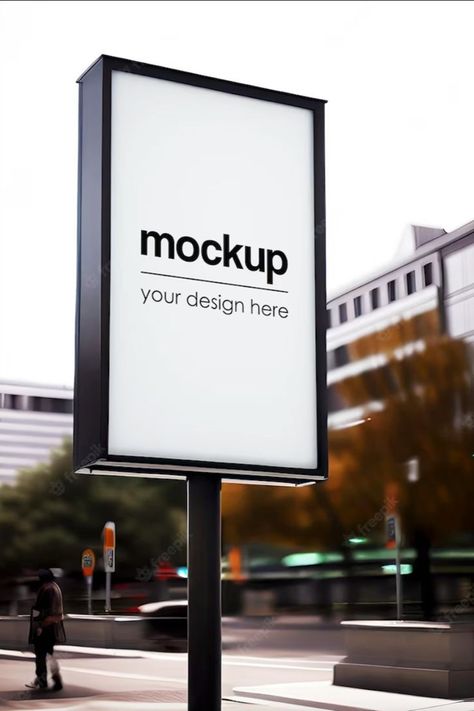 Ideal for promotional campaigns, storefront displays, trade shows, and more, this mockup offers a wide range of possibilities for showcasing your visual identity. The high-quality resolution ensures sharp and vibrant graphics, while the realistic lighting and perspective add depth and authenticity to your designs. With its user-friendly interface and customizable features, this Outdoor Advertising Mockup is suitable for both beginners and professionals alike. It's compatible with popular design Outdoor Advertising Mockup, Shop Signage, Outdoor Advertising, Signage Design, Mockup Psd, Mockup Design, Visual Identity, Mockup, Resolution