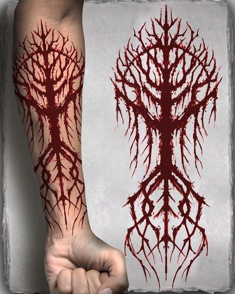 Yggdrasil Tattoo, Viking Tattoos For Men, Viking Tattoo Symbol, Mystical Tattoos, Rune Tattoo, Scary Tattoos, Norse Tattoo, Nordic Tattoo, Tattoo Style Drawings