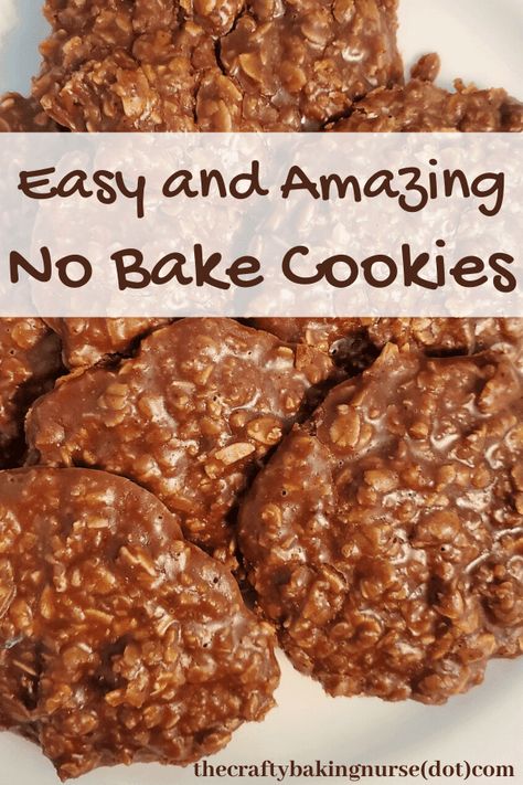 Easy No Bake Cookies No Back Cookies, No Bake Cookies Recipe Peanut Butter, No Bake Coconut Cookies, No Bake Fudge, Best No Bake Cookies, Oatmeal No Bake Cookies, Easy No Bake Cookies, Chocolate No Bake Cookies, Quick Dessert