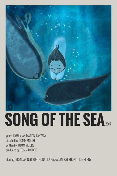 song of the sea alternative/minimalist poster Song Of The Sea Poster, Song Of The Sea Aesthetic, Song Of The Sea Wallpaper, Song Of The Sea Art, Alternative Minimalist Poster, The Song Of The Sea, Cartoon Saloon, Garden Of Words, Song Of The Sea