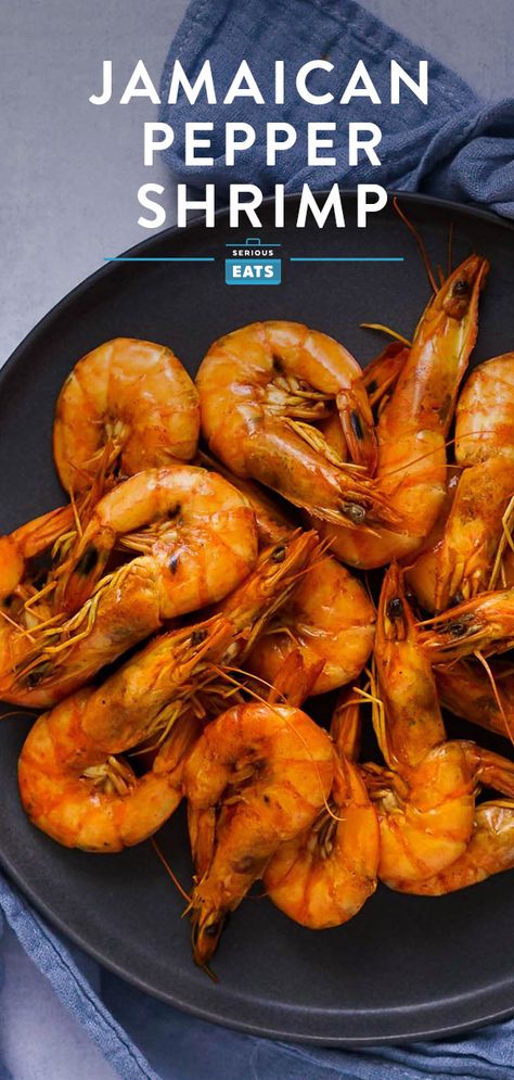 Jamaican Jerk Shrimp Recipe, Pepper Prawns Jamaican, Pepper Shrimp Jamaican, Pepper Shrimp Recipe Trinidad, Jamaican Pepper Shrimp, Jamaican Shrimp Recipes, Escovitch Fish Jamaica Recipe, Authentic Jamaican Recipes, Jamacian Food Recipes