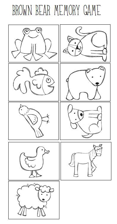 Brown Bear Coloring Pages Free Printable, Bear Activities Preschool, Brown Bear Printables, Brown Bear Brown Bear Activities, Brown Bear Book, Eric Carle Activities, Brown Bear Brown Bear, Preschool Colors, Printable Ideas