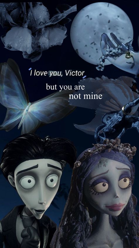 Created by pey_svx on Shuffles Corpse Bride Collage, Corpse Bride Quotes, Tim Burton Art Style, Corpse Bride Movie, Corpse Bride Art, Emily Corpse Bride, Dead Bride, Tim Burton Corpse Bride, Tim Burton Characters