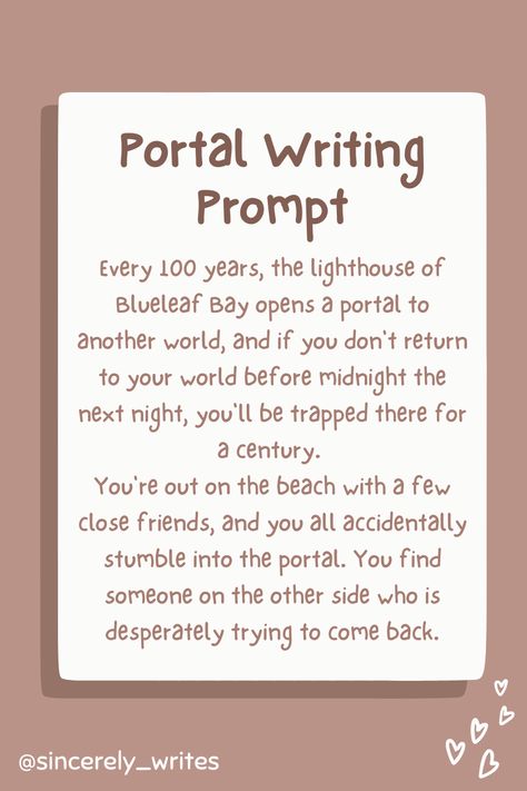 Writing Challenge Fiction Short Stories, Beach Writing Prompts, Cozy Writing Prompts, Historical Fiction Writing Prompts, Beach Prompts, Fairytale Writing Prompts, Creative Writing Prompts Short Stories, Fairytale Writing, Short Story Writing Tips