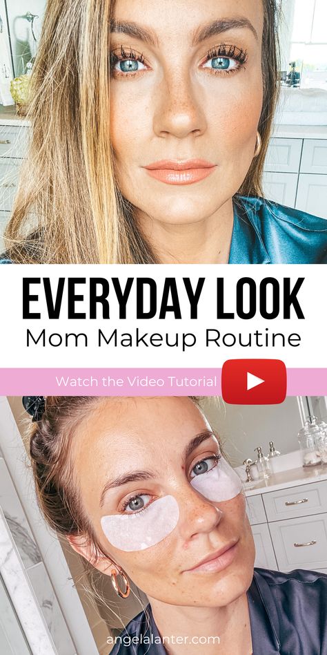 Follow my YouTube Tutorial for an Everyday Look Makeup Routine. Find all the products I use in this video. Mom Makeup Routine. Angela Lanter #AngelaLanter Mom Makeup Routine, Quick Makeup Routine, Mom Makeup, Angela Lanter, Simple Everyday Makeup, Mom Beauty, Makeup Over 40, Natural Everyday Makeup, Daily Makeup Routine