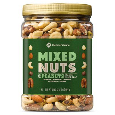 Mixed Nuts Packaging, Road Snacks, Fruit Packaging, Wonderful Pistachios, Jar Packaging, Nut Snacks, Roasted Pecans, Members Mark, Deli Meat