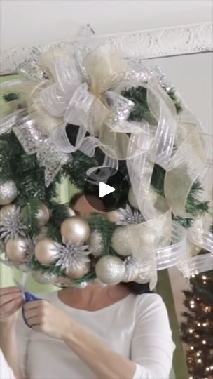 Mini Christmas Trees, Diy Christmas Wreath, Romantic Home, Tree Wreath, Dollar Tree Christmas, Festive Wreath, Christmas Centerpiece, Christmas Tree Wreath, Xmas Diy