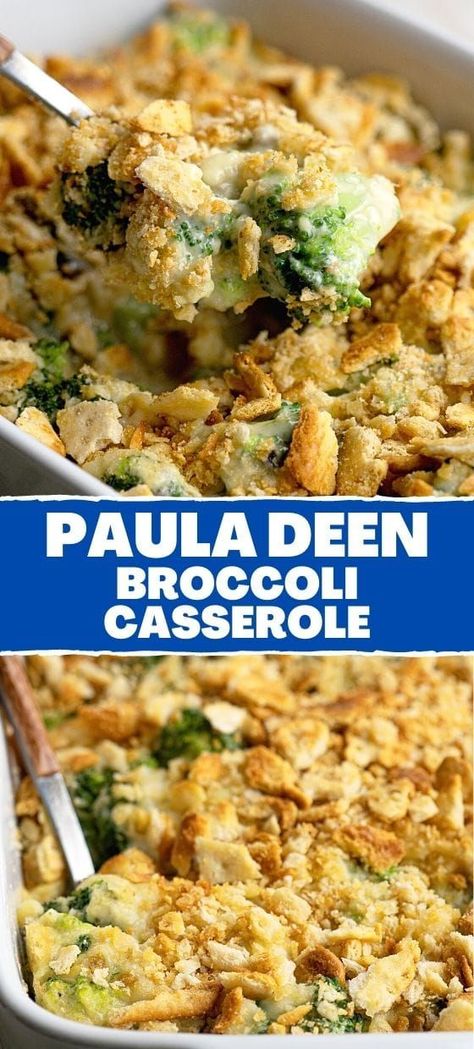 Brocoli Casserole Recipes, Paula Deen Broccoli Casserole, Broccoli Casserole Recipe, Broccoli Dishes, Vegetable Casserole Recipes, Casserole Side Dishes, Broccoli Recipes Casserole, Veggie Casserole, Vegetable Casserole