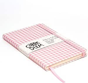 Pukka Pad, Carpe Diem Soft Cover Journal - Notebook with Ribbon Page Marker and Elasticized Closure - 192 Pages 80GSM Paper - 8.38 x 5.25in - Ballerina Pink Check Cute Diary, Soft Cover Journal, Ballerina Pink, Softcover Notebook, Cover Journal, Creative Planner, Camera Digital, Cute Journals, Ruled Notebook