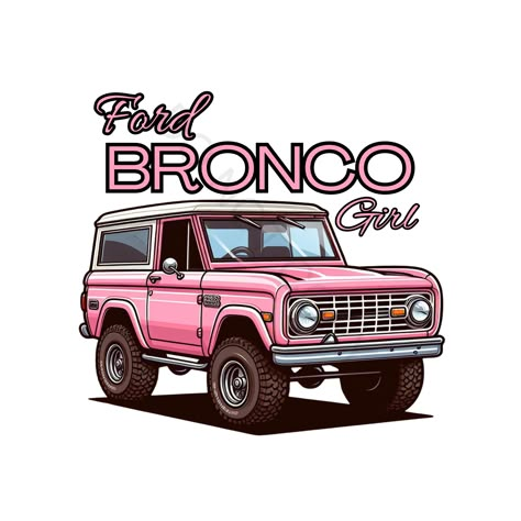 Bronco Sticker, Bronco Wallpaper, Cookie Lettering, Broncos Wallpaper, Vintage Bronco, Bronco Car, Car Png, Pasta Types, Blush Boutique