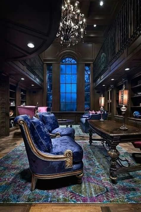 Ravenclaw Common Room Ravenclaw Room, Hogwarts Common Rooms, Hogwarts Room, Ravenclaw Common Room, Hery Potter, Princess Harry, Moroccan Colors, Ravenclaw Aesthetic, Ravenclaw House