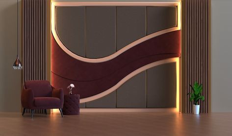 Creative Wardrobe Design, Wall Paneling Design Interiors, Luxury Feature Wall Design, Curve Wall Design, 3d Wallpaper Design, Front Wall Design, Feature Wall Design, Wall Panel Design, Room Wall Painting