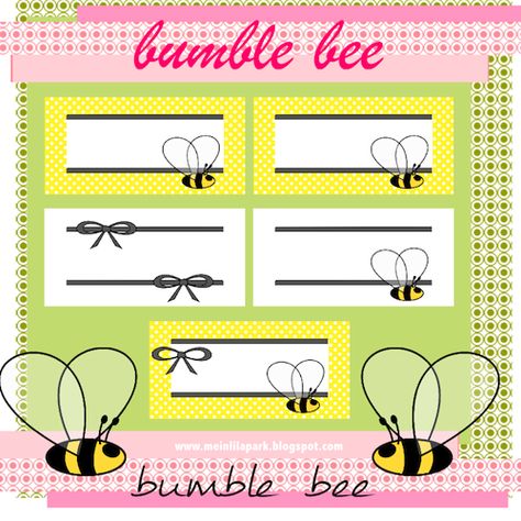 Social Worker Office Decor, Banners Ideas, Bee Tags, Bee Themed Classroom, Bee Classroom, Bee Printables, Free Printable Planner, Happy Birthday Cards Printable, Bee Free