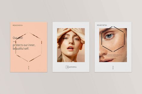 MD Aesthetica Branding by La Tortilleria - Inspiration Grid | Design Inspiration Stationery Set Design, Letterhead Paper, Top Aesthetic, Minimal Branding, Creative Company, Things Under A Microscope, Wellness Center, Grid Design, Branding Inspiration