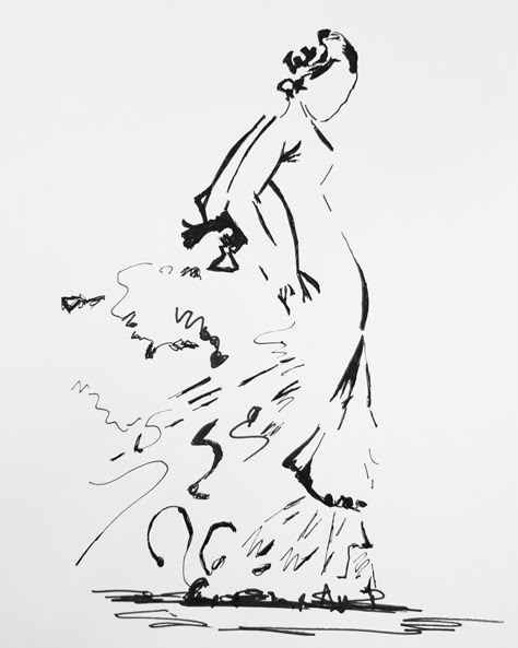 Spanish Dancer Tattoo, Spanish Drawings, Spain Drawing, Flamenco Art, Flamenco Dancer Tattoo, Flamenco Drawing, Spanish Dancer Drawing, Flamenco Dancers Drawing, Flamenco Dancer Art