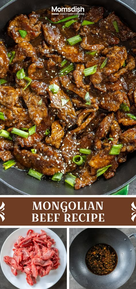 Sliced Beef Recipes Easy, Scheshwan Beef, Best Mongolian Beef Recipe, Sliced Steak Dinner Ideas, Magnolian Beef Recipes, Beef Flap Meat Recipes, Schezuan Beef, Mongolian Beef Recipe Instant Pot, Thinly Sliced Beef Recipes