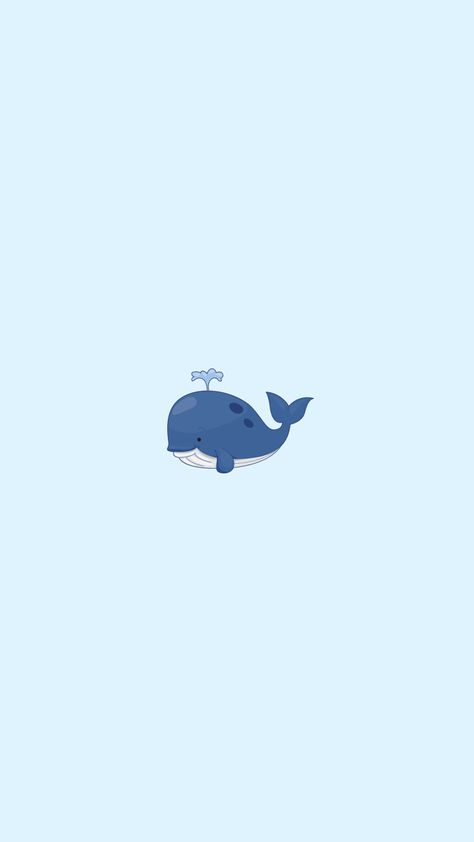 Cute Whale Wallpaper, Whale Wallpapers, Whale Background, Wallpaper Whale, Whale Wallpaper, Cute Phone Wallpaper, Whale Cute, Painted Dishes, Perfect Illusion