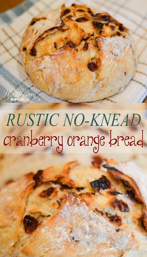 Rustic Bread Recipe, Protein Sandwich, Orange Bread, Overnight Recipes, Cranberry Orange Bread, Oven Bread, Dutch Oven Bread, Knead Bread Recipe, Cinnamon Syrup