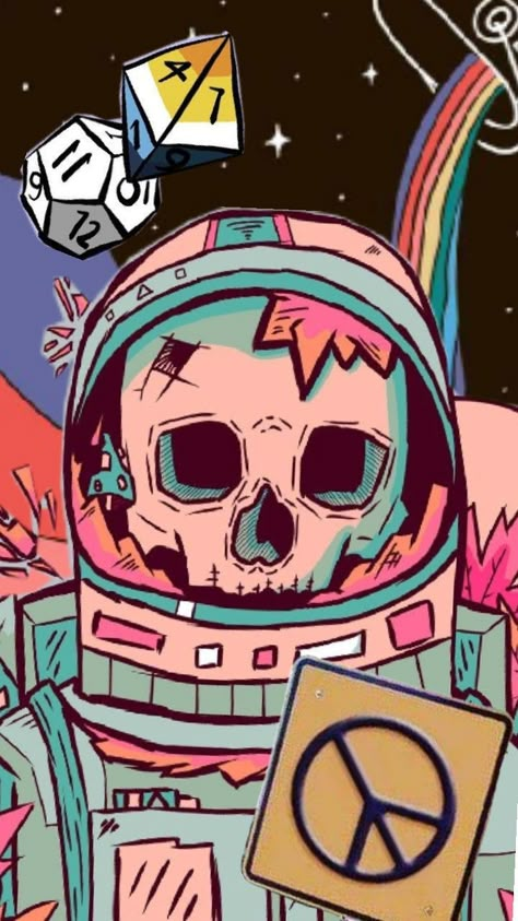 Skull Drawings Aesthetic, Things In Space Drawing, Cartoon Space Art, Knowledge Astethic, Astronaut Art Aesthetic, Digital Graffiti Art, Pop Art Style Paintings, Space Drawings Aesthetic, Space Doodle Art