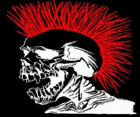 The Exploited Punk Background, Punks Not Dead, Punk Art, Skeleton Art, Post Punk, Horror Stories, Skull Art, Music Is Life, Punk Rock