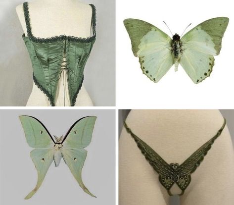 Estilo Hippie, Butterfly Top, Green Butterfly, Pretty Lingerie, Jolie Photo, Swaggy Outfits, Fantasy Clothing, Character Outfits, Mode Inspiration