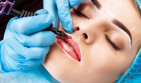 Advanced Beauty Courses Permanent Lip Color, Lip Color Tattoo, Permanent Makeup Training, Permanent Lipstick, Beauty Courses, Permanent Cosmetics, Lip Color Makeup, Dry Nail Polish, Cosmetic Tattoo